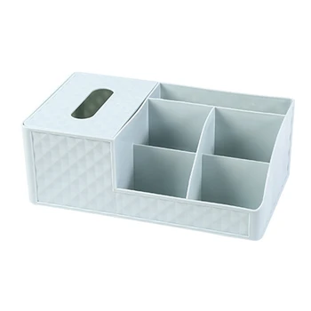 

Plastic Cosmetics Storage Box Office Desktop Storage Makeup Storage Box Paper Towel Container Coffin Pen Holder Household Debris