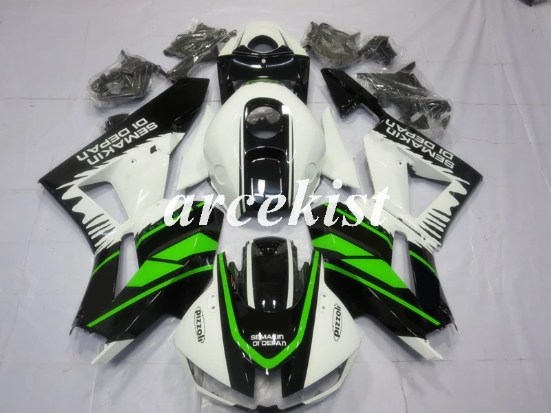 Литьевая Форма ABS мотоцикл обтекатели комплект подходит для CBR600RR F5 13 14 15 16 17 CBR600 2013 тела набор черный зеленый