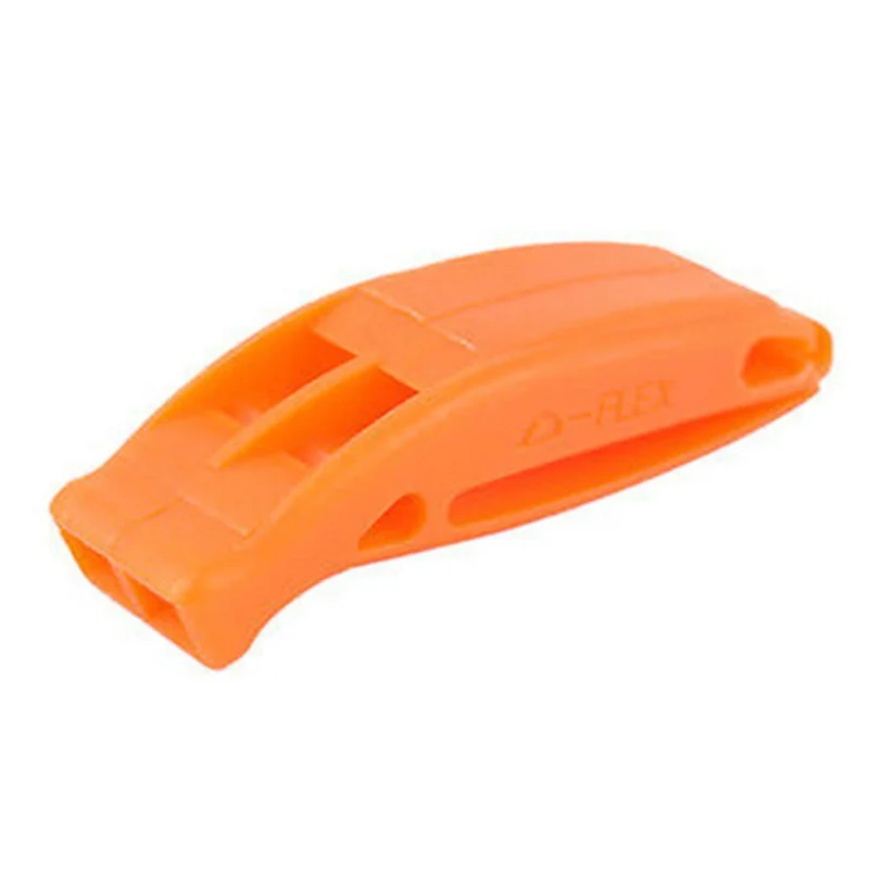 

Outdoor Camping Emergency Whistle Dual-frequency Whistle Survival Life-saving Plastic Cheerleading