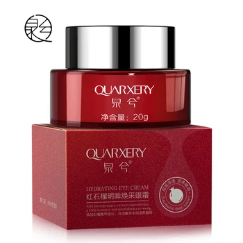 

Free Shipping Quarxery Red Pomegranate Extract Moist Skin Remove Black Eyes And Wrinkles Eye Cream