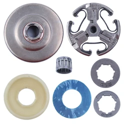 Kit de couvercle de rondelle de tambour d'embrayage, pour Husqvarna 268 272 61 66 162 266 tronçonneuse 3/8 " 7T & 8T pignon de jante, outils de jardin 