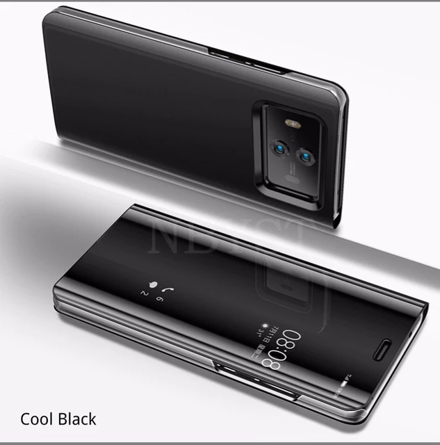 Black Умные флип-кейсы, зеркало заднего вида чехол для телефона для huawei Mate30 20 8 10 9 Lite рro P9 P8 P10 плюс P20 P30 Lite рro Auto Sleep чехол - Цвет: Black