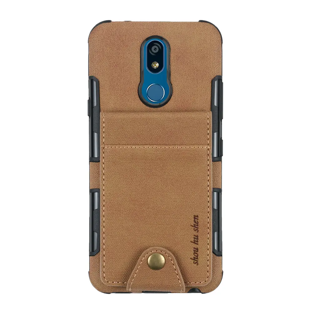 Card Slot Cloth Flip for Coque LG K40 Case 360 Protect TPU Bumper for LG X4 Phone Cover LGK40 K 40 40K 4X Shockproof Case