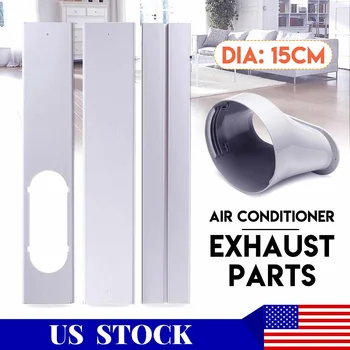 

Warmtoo Moblie Air Conditioner Vent Window Seal Slide Lock Plate Air Outlet Pipe Hose Connector For Portable Air Conditioner