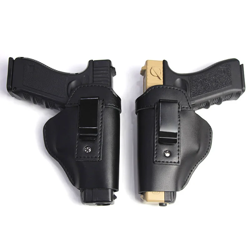 Кожаная кобура для пистолета страйкбол охотничьи скрытый Пистолет Чехол Glock 17 19