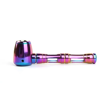 

New ice blue cool pipe, metal herbal fumigation machine fumigation weeds, free delivery