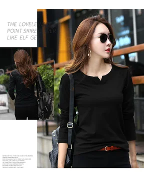 

Long sleeve t-shirt women tshirt velvet Gray t shirt women tops fashion clothes poleras de mujer moda Black