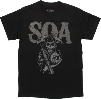 

Sons of Anarchy Cracked SOA Black T Shirt