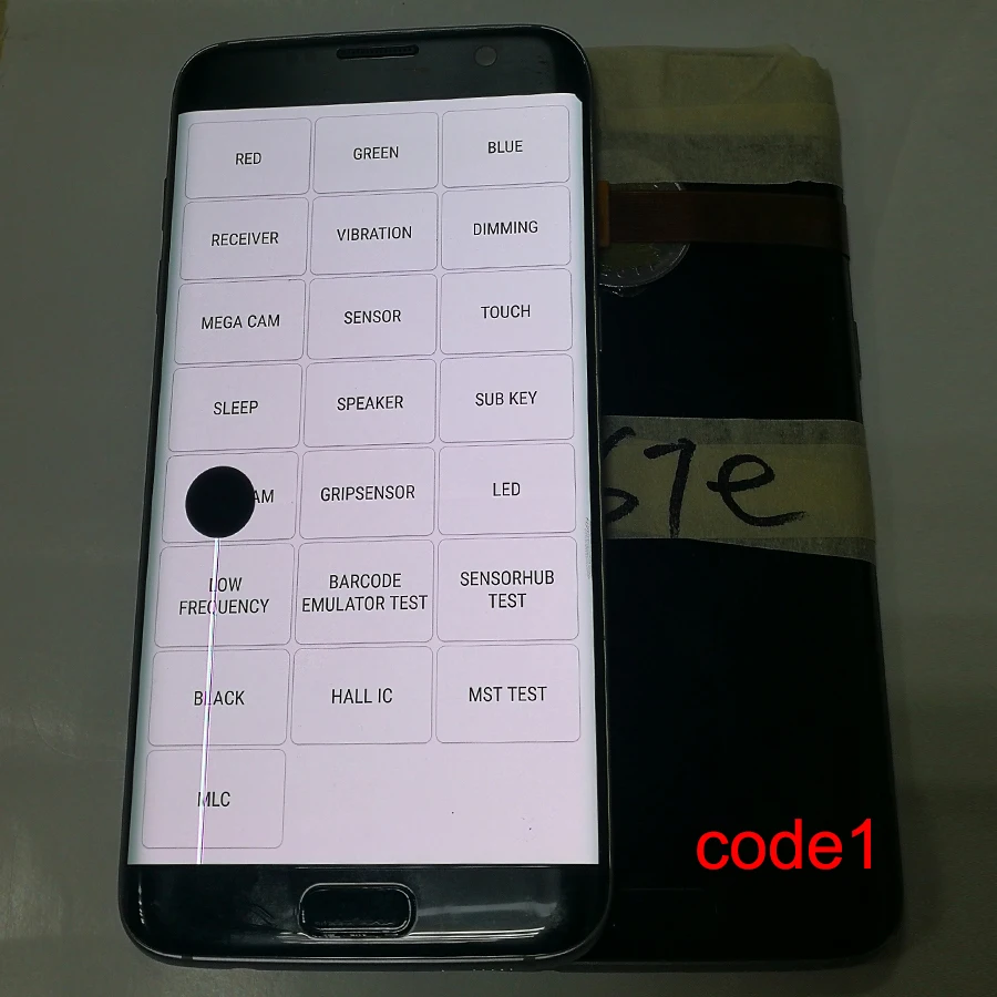 JPFix с рамкой только для samsung S7 edge G935FD G935F ЖК панель утечка тени линии дисплей экран