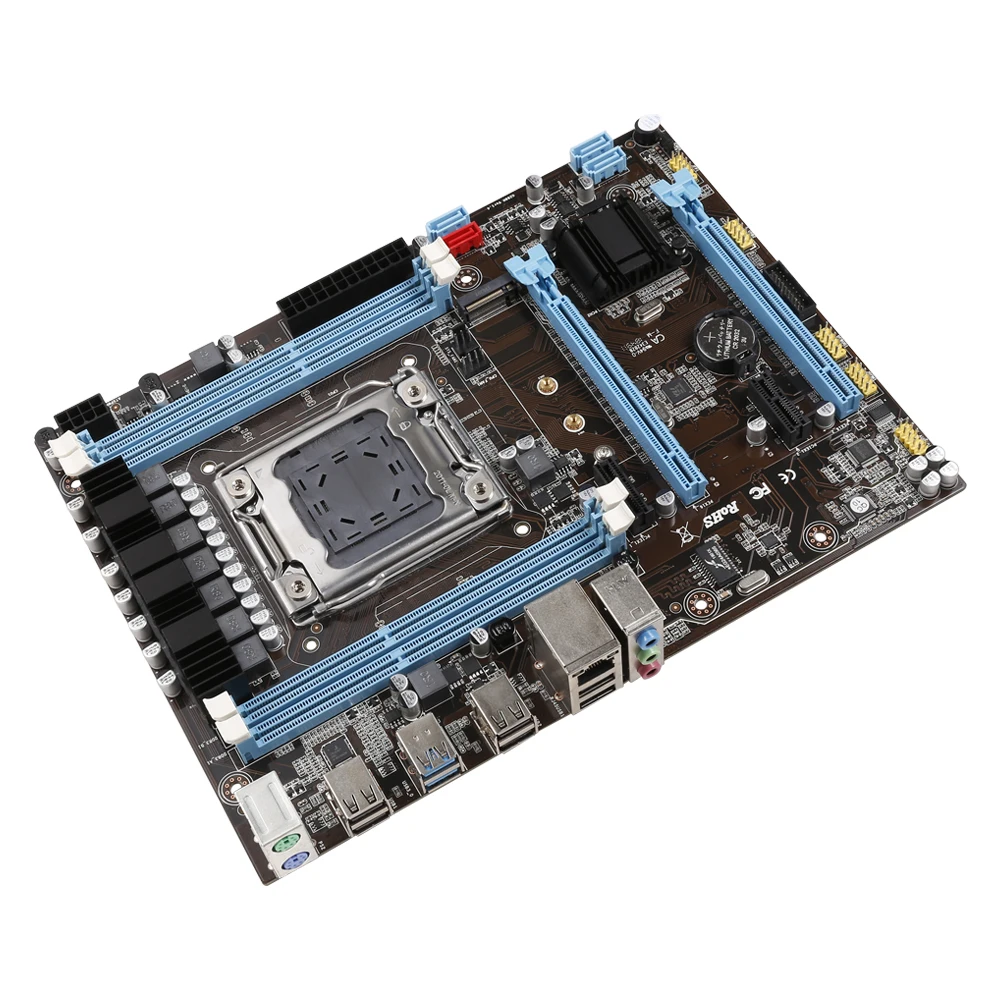Материнская плата VEINEAD X79 материнская LGA2011 ATX USB3.0 SATA3 PCI E DDR3 64 ГБ компьютерные