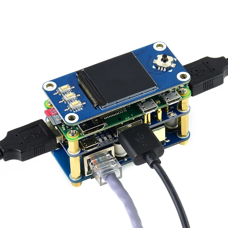 Raspberry Pi-poe Ethernet Usb Hub x Portas Usb 2.0 Rj45 802.3af Rtl8152b Compatível com Raspberry pi Zero w wh 1.3 - Imagem 2