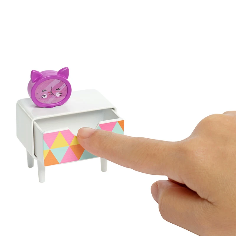 Оригинальная кукла Барби Челси Boneca детская кровать функция времени радужная