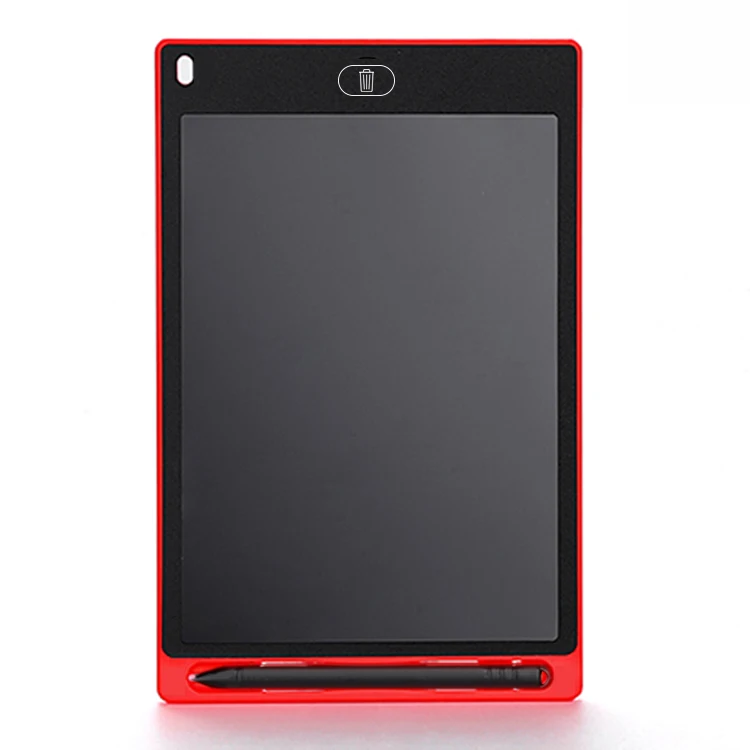 red 8.5 inch Цветной ЖК-планшет 8,5 дюймов цифровой графический электронный блокнот для рукописного ввода доска для записей детская письменная доска для детей - Цвет: red 8.5 inch