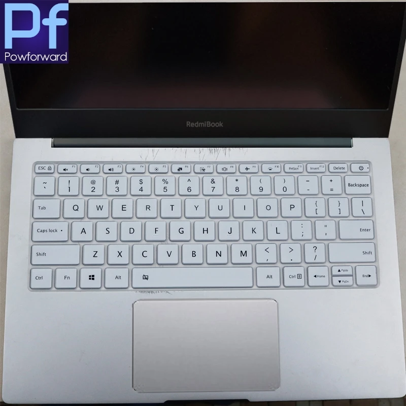 white Силиконовая Защитная крышка клавиатуры для Xiao Mi notebook Air 12 12,5 дюймов - Цвет: white