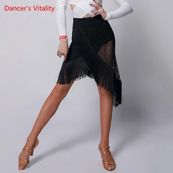 

Latin Dance Competition Clothes Female Adult Temperament Tassel Skirt New Profession Performance Practice Clothing