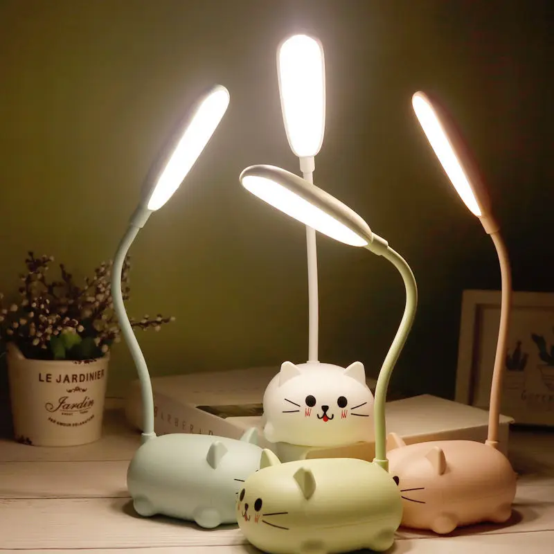 Lámpara de noche LED para niños Luces de noche de dibujos animados recargables de dibujos animados para el hogar 