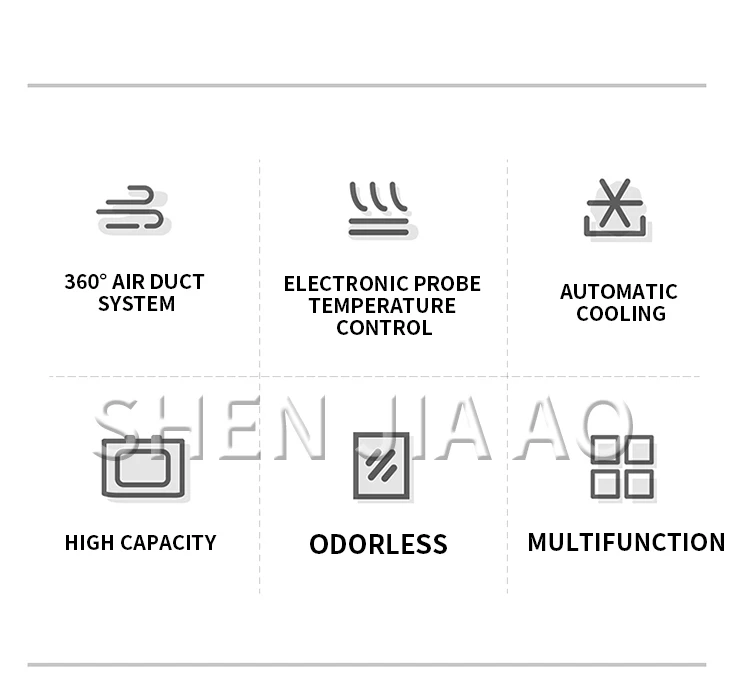 Description Picture 3 of itemMR6255 MINI Fruit Dryer Fruit Dryer Household Food Dehydration Air Dryer Small Snack Vegetable and Fruit Dryer 220V Four Layers