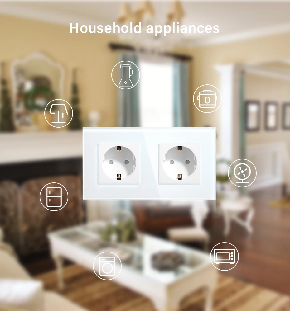 Bseed doubl tomada de parede da ue