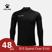 KELME мужские профессиональные футбольные тренировочные футболки с длинным рукавом, Индивидуальные Тренировочные длинные рубашки 3871501