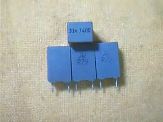 50 шт AV 0,033 мкФ/400 В(nf 33000 ПФ 333 33) тонкопленочный конденсатор