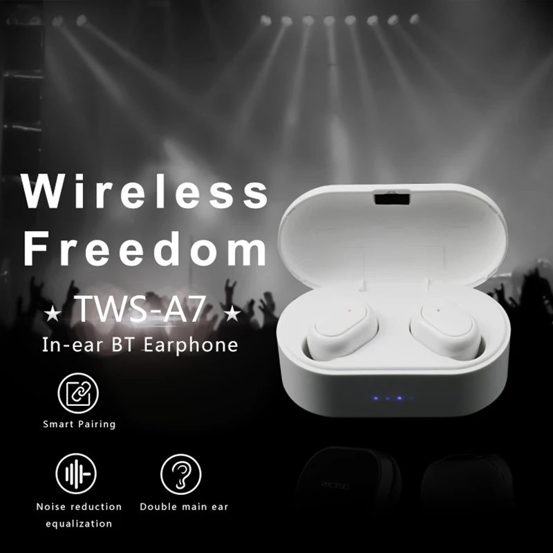 DataRoad Оригинал 2020 TWS наушники беспроводные Bluetooth мини InEar HD стерео гарнитура для