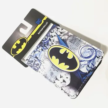 

New DC Hero Batman Wallet Cool Bi-fold Wallets Short Purse With Coin Pocket Purse
