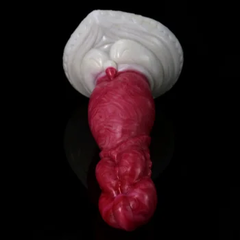 NNSX Monster Drum Packs Big Belly Glossy Swirly Patterns Silicone Anal Plug With Suction Cup Dildo for Women Gay Sex Toys Shop 3