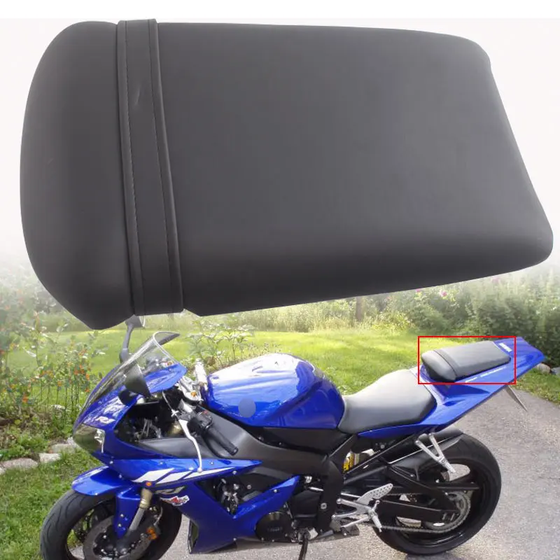 

Motorcycle Rear Pillion Passenger Seat Cushion Leather Seat Cover For Yamaha YZF R1 2002-2003 Motor Accessories