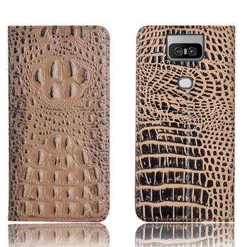 

Business Natural leather flip case card slot holder for Asus Zenfone 6Z ZS630KL/Zenfone 6 2019 ZS630KL phone case coque funda