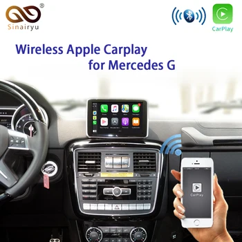 

Sinairyu Wireless Wifi Apple Carplay for Mercedes G class W463 12-15 NTG4.5/4.7 Car play Support Reverse Camera Waze Spotify