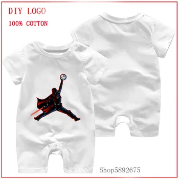 

That's no basketball Air Vader Darth Vader printed romper New Born Baby Clothes One-Pieces Baby Rompers Toddler Clothing Infant