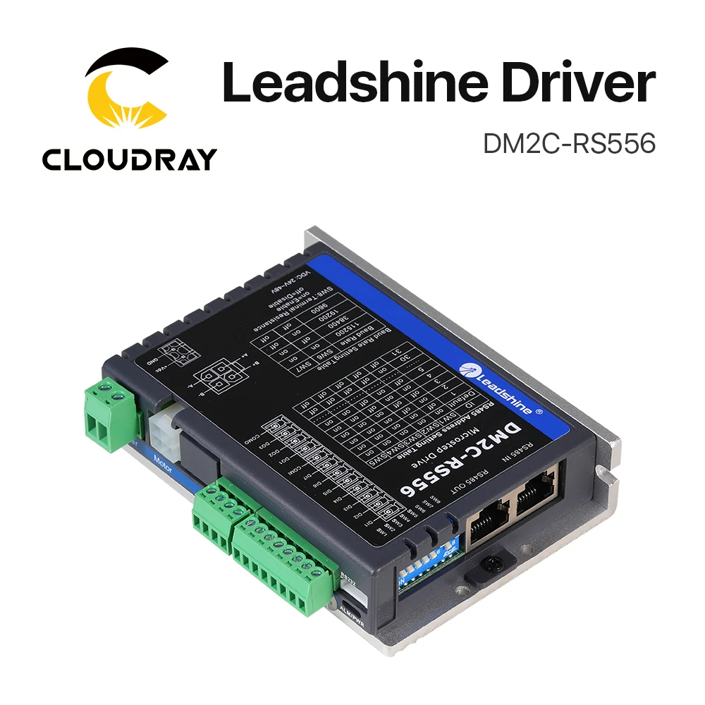 Leadshine Integrado Stepper Motor Open Loop Drive e Controle Nema23 Nema23 24 2.15.6a 20-50vdc Dm2c-rs556