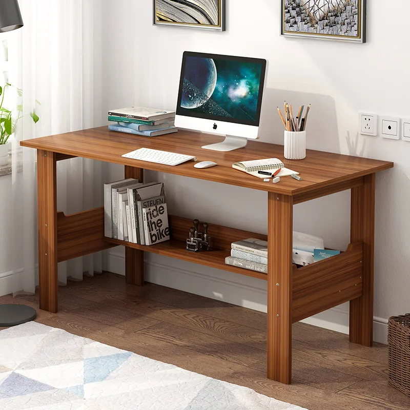 Wooden Computer Desk Minimalist Bedroom Student Dormitory Learning Table Single Writing Desk Standing Home Office Furniture Wooden Computer Desk Minimalist Bedroom Student Dormitory Learning Table Single Writing Desk Standing Home Office Furniture