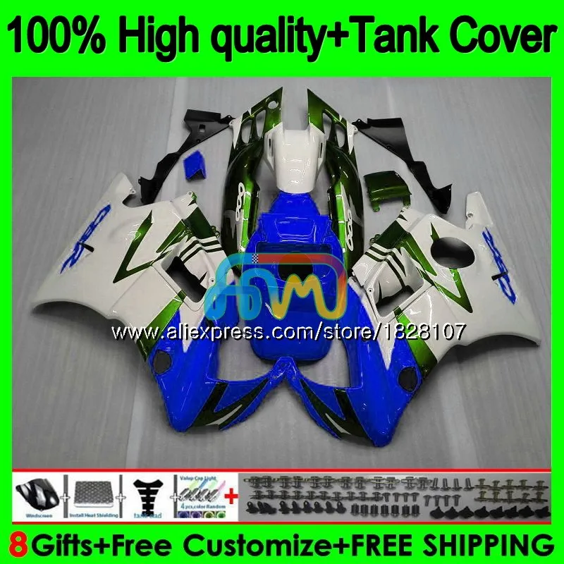 F2 Обтекатели+ майка для HONDA 600CC CBR 600F2 CBR 600 FS 91 92 1991 1992 1BS. 228 CBR600 F2 CBR600F2 голубого цвета, с бесплатной доставкой белые 93 94 1993 1994 - Цвет: No. 1