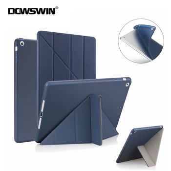

For iPad Air 1 Case ,11 Fold Smart Cover Stand for ipad Air 1 TPU Soft Slim Back Case for A1474/A1475/A1476 With Wake Up/Sleep