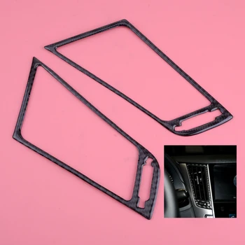 

Carbon Fiber Console Air Vent Outlet Cover Trim Fit for Infiniti Q50 Q60 2014 2015 2016 2017 2018 2019