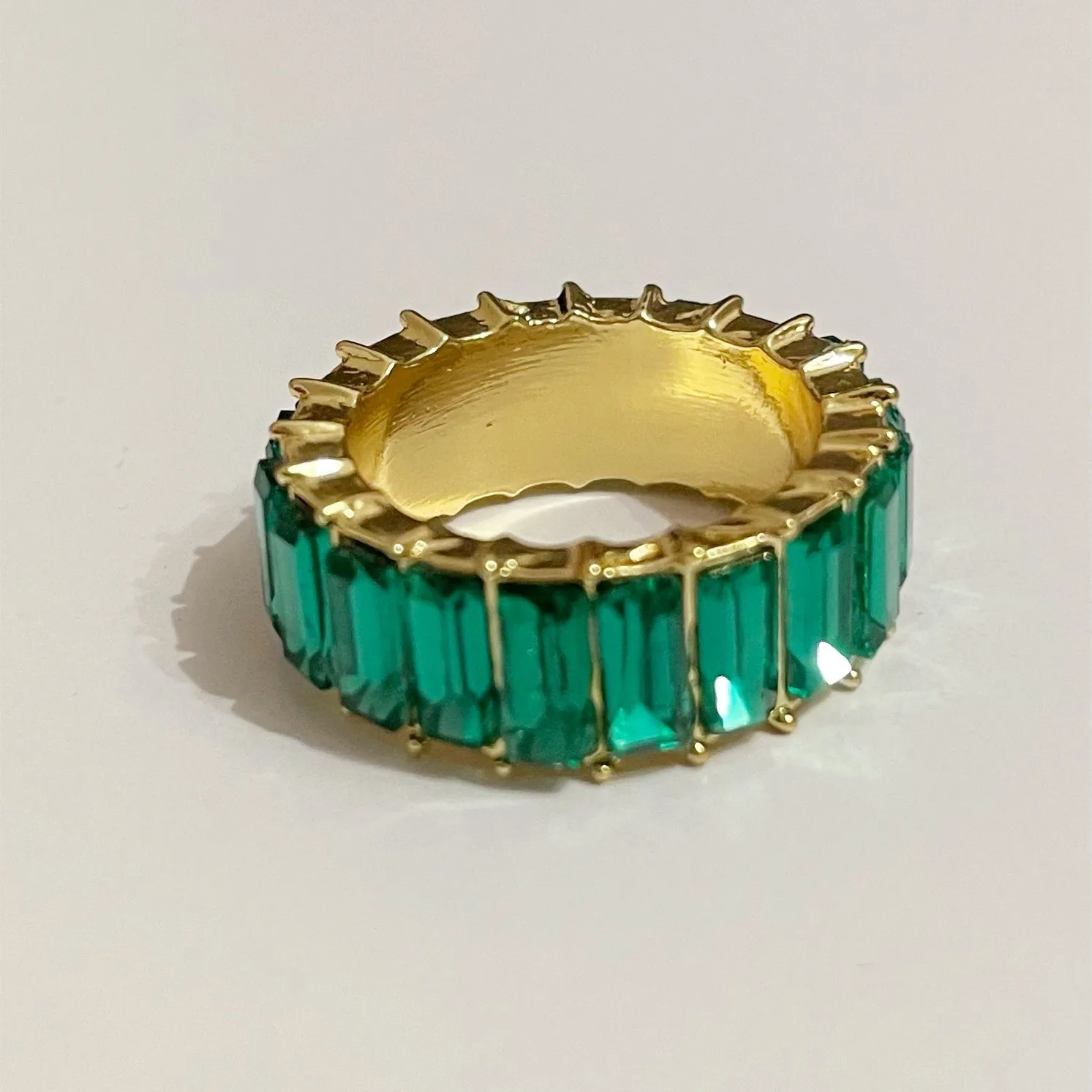 New Luxury Cubic Zirconia Rings For Women Fashion Red Blue Copper Plated Finger Rings Zircon Statement Wholesale Bulk Jewelry