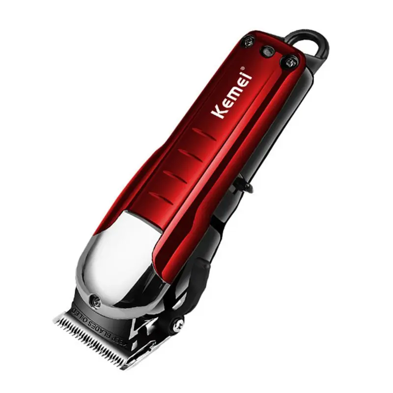  Kemei Professional Cordless Hair Trimmer Powerful Hair Clipper Haircut Machine Electric Cutter Hair