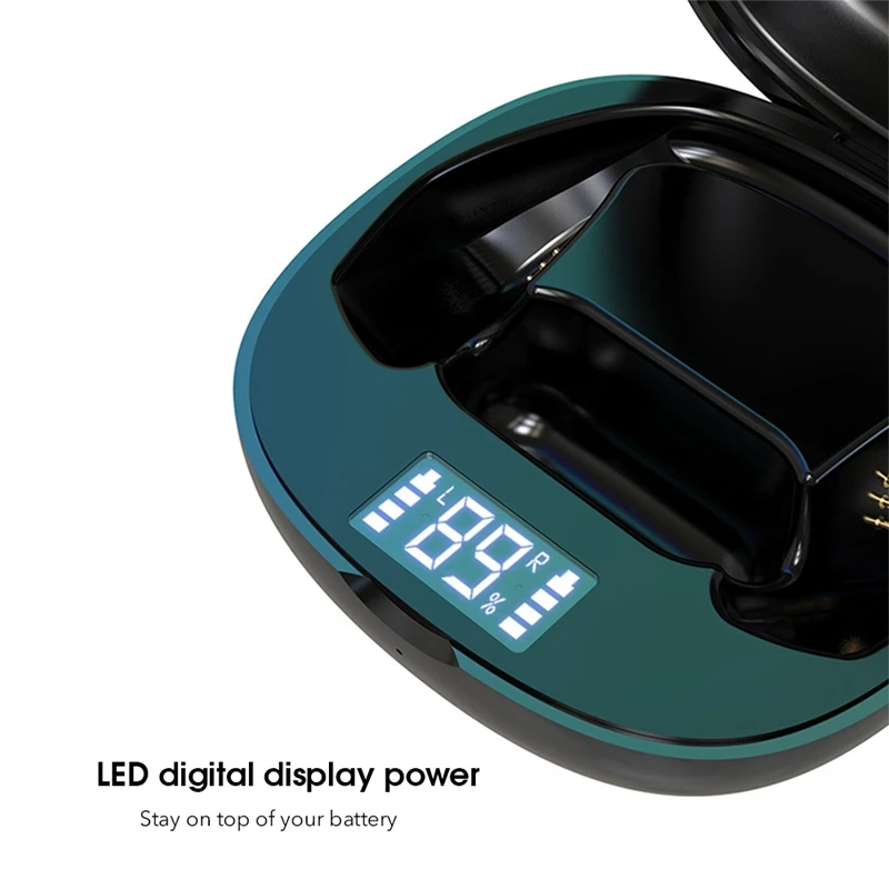 Светодиодный дисплей TWS Bluetooth 5,0 наушники беспроводные наушники TWS стерео наушники Handsfree Спорт ушные крючки гарнитура для iPhone телефон