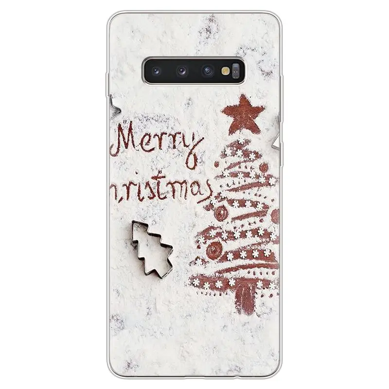 sdnaiyou Чехол для samsung Galaxy M10 M20 M30 M40 S6 S7 край S9 S8 S10 плюс S10e Рождество новинка зимы накладка Олень чехол для samsung S9 Coque - Цвет: sdnaiyou