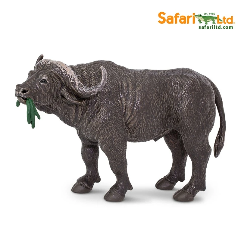 Wild Life Cape Syncerus caffer African Buffalo Cattle Classic Toys For Boys  Children Animal Figure Model 222729|Action Figures| - AliExpress