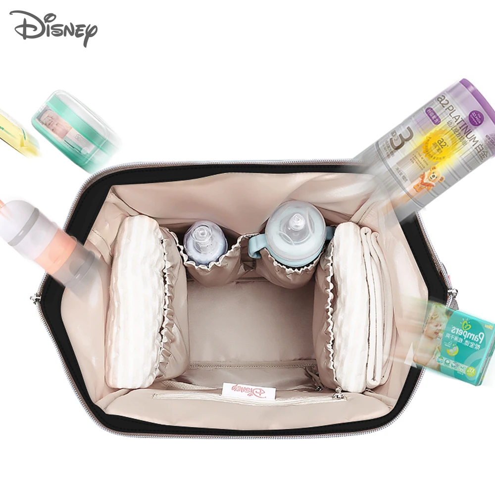 Сумка для подгузников disney, сумка для мам, сумка для подгузников, рюкзак для коляски, большая емкость, рюкзак для кормления, рюкзак для путешествий с USB подогревом, сумки для пеленания детей