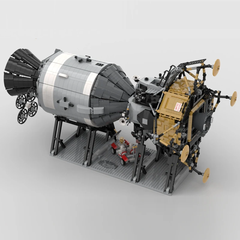 DHL творческие игрушки кино совместим с MOC 26457 Аполлос космический корабль