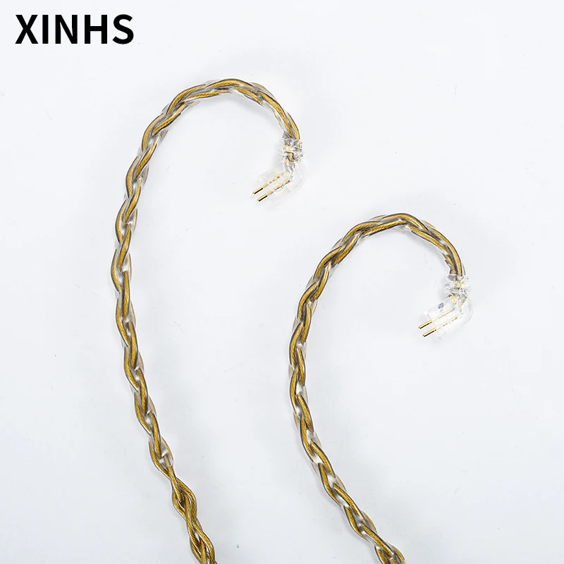 8 Core Copper Plated Gold Headphone Wire 2.5/3.5/4