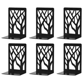 

6Pcs Creative Chic Exquisite Book Organizer Book Stand Bookends Bookshelf for School