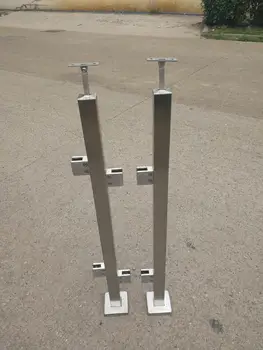 

Freeshipping 950mm AMSTech Grade 304# Stainless Steel Brass connector for 10mm Thickness Glass Rotation Clamp Door Hinges