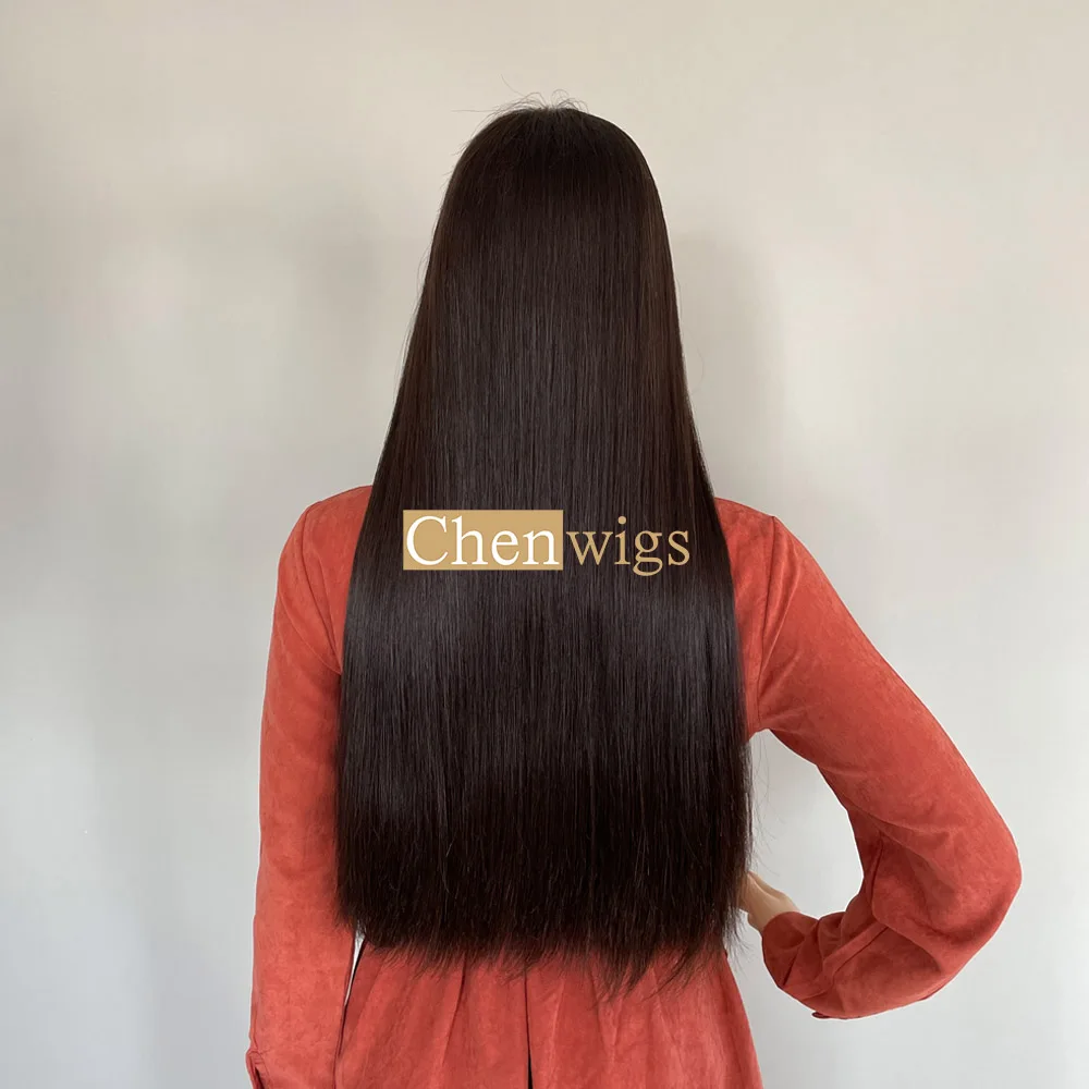Brazilian Hair Lace Top Wig Dark Brown Unprocessed Natural Hair Sheitel Orthodox Jewish Wigs for Sale