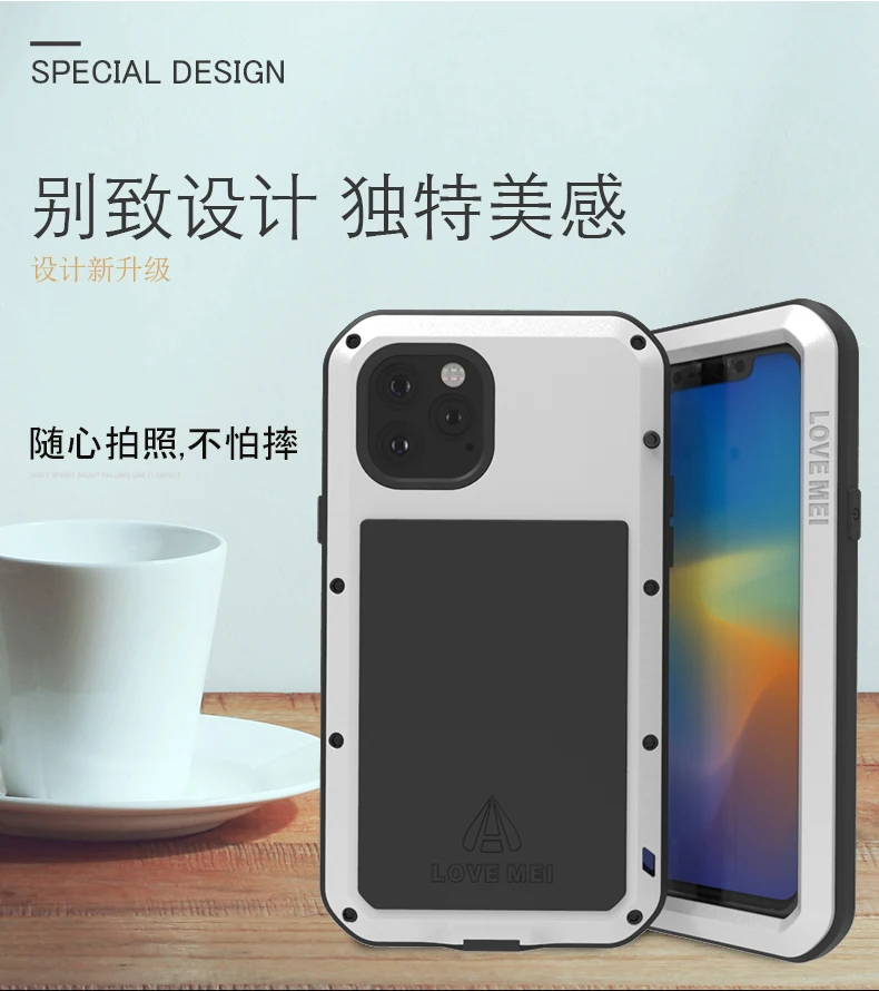 Водонепроницаемый ударопрочный грязеотталкивающий чехол для iPhone 11 Pro XS Max XR X 8 7 6 6S Plus чехол для телефона