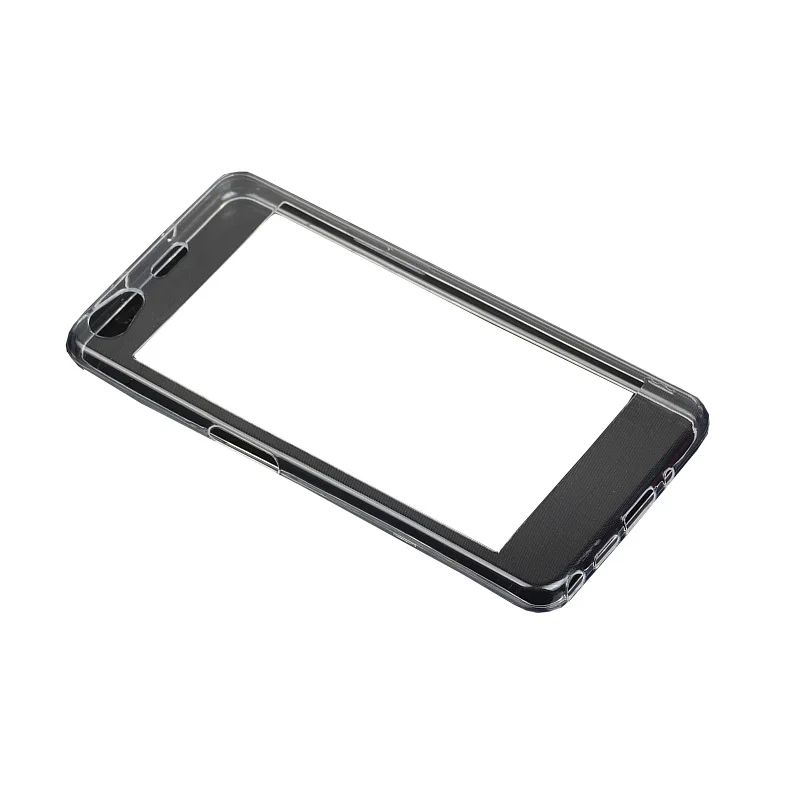 Прозрачный/черный защитный чехол из ТПУ для телефона Hisense A2/A2 PRO боковая рамка защитный чехол