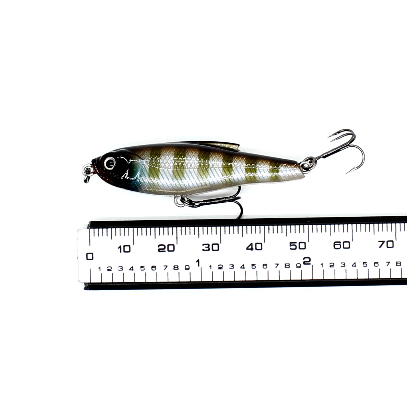 AOCLU Mini Sinking Pencil Stick 48 mm 4,1 g Harter Köder Minnow Wobbler Angelköder Barsch Frisch Salzwasser 12 # VMC-Haken – Detail 3